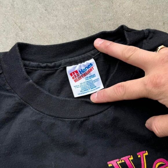 Vintage 90s bike week motorcycle graphic t shirt size xxl 2xl bald Eagle - Picture 3 of 5